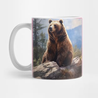 Oil paint, Hyperrealism, Amazing Zoo Brown Bear Mug